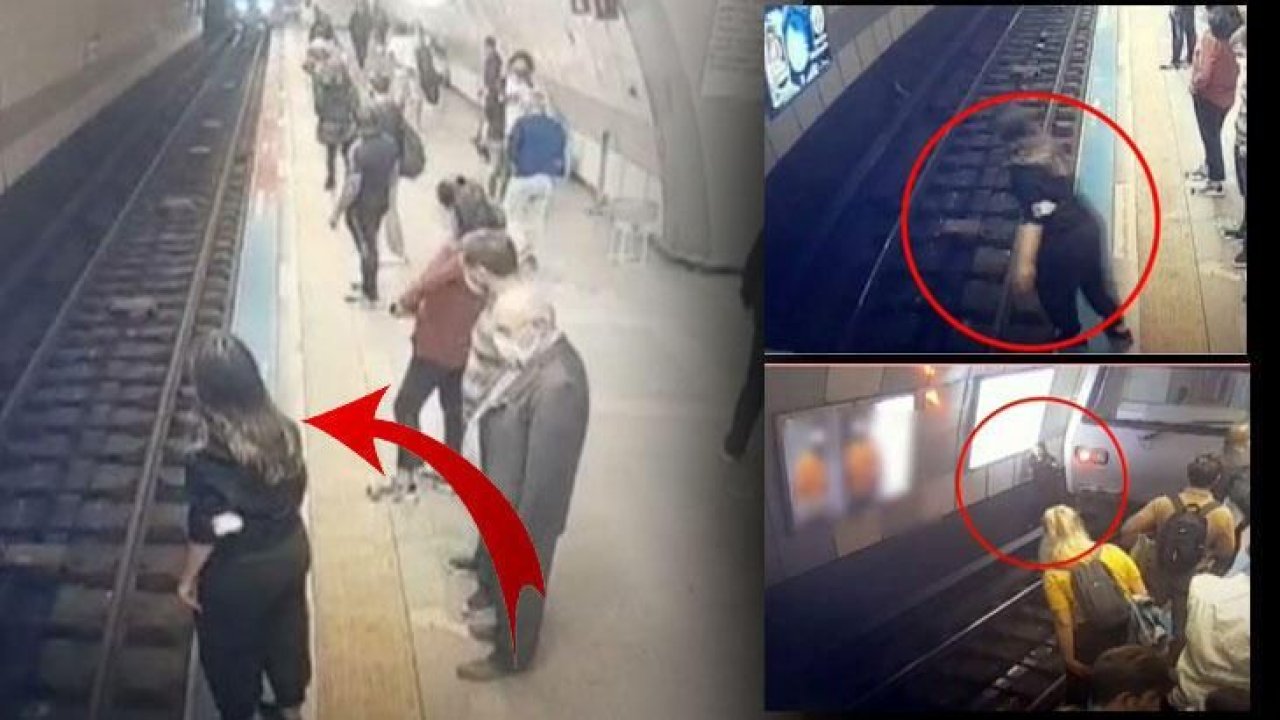 Yürekler ağza getiren olay! Genç kız ölüme böyle atladı