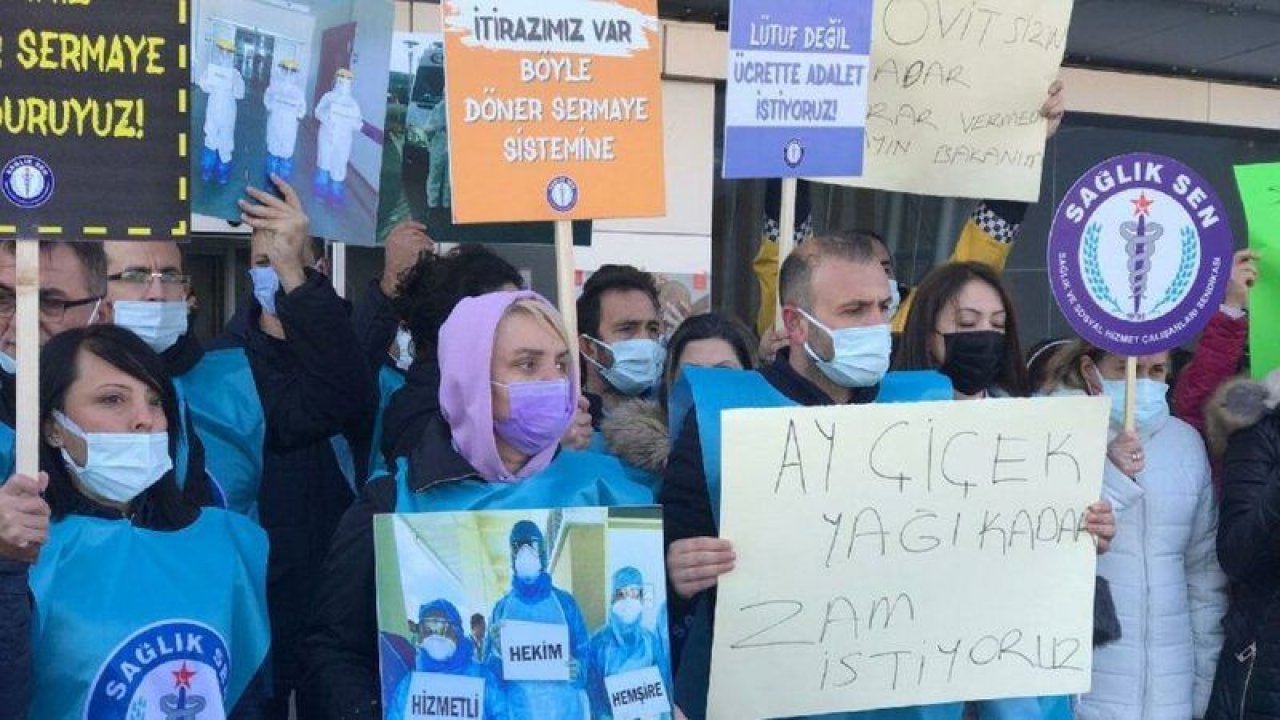 Sağlıkçılar maaşlarına ‘yağa gelen’ zam kadar zam istedi