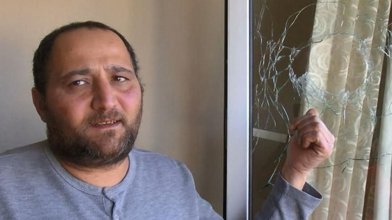 Evinde televizyon izlerken ölümle burun buruna geldi!  ‘Teksas’ta mıyız?’