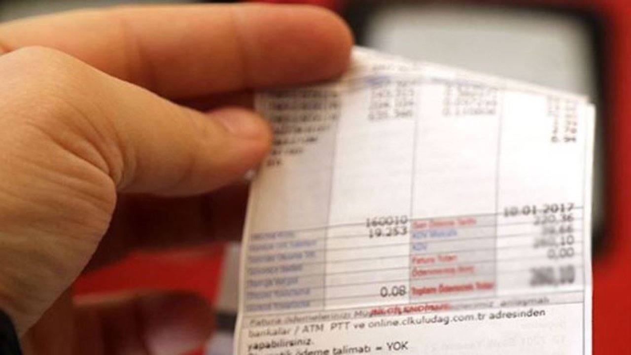 Rekor zamların bedeli: 4 kişilik bir ailenin fatura gideri aylık 1000 TL