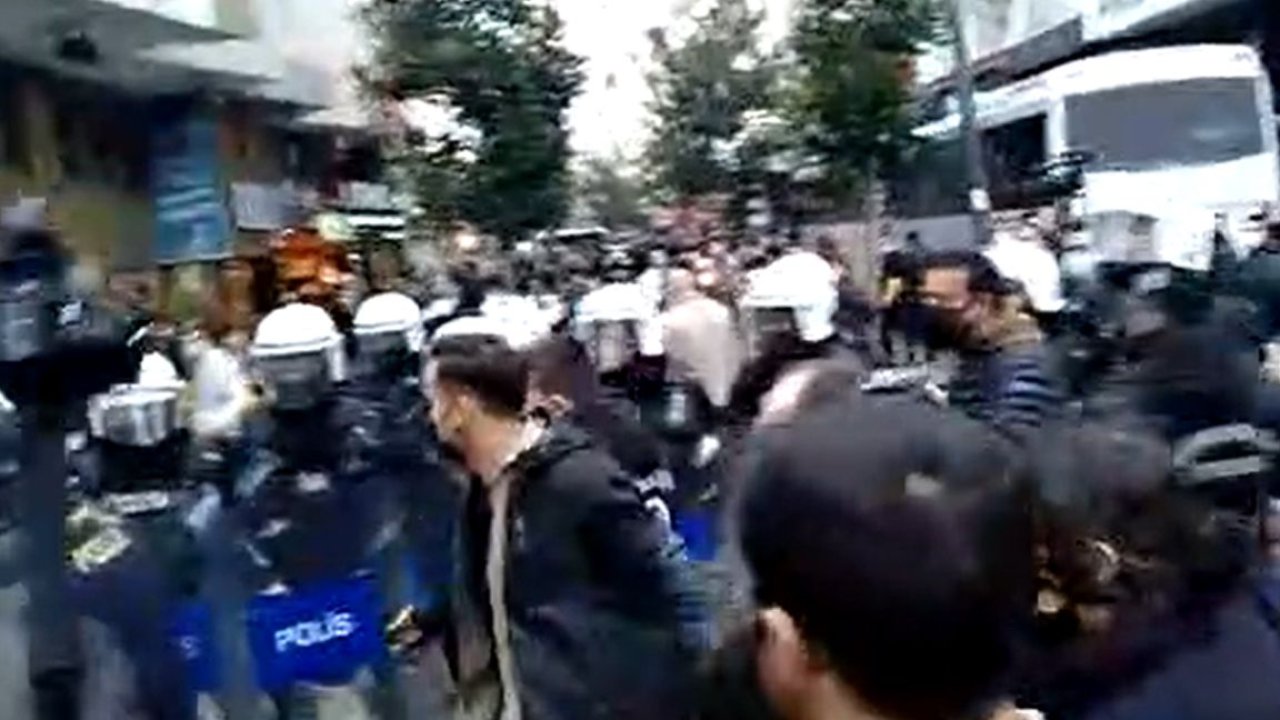 HDP’nin Şirinevler’deki basın açıklamasına polis müdahalesi