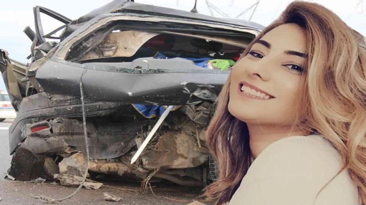 Korkunç kaza! Araç hurdaya döndü! Genç kadın hayata tutunamadı