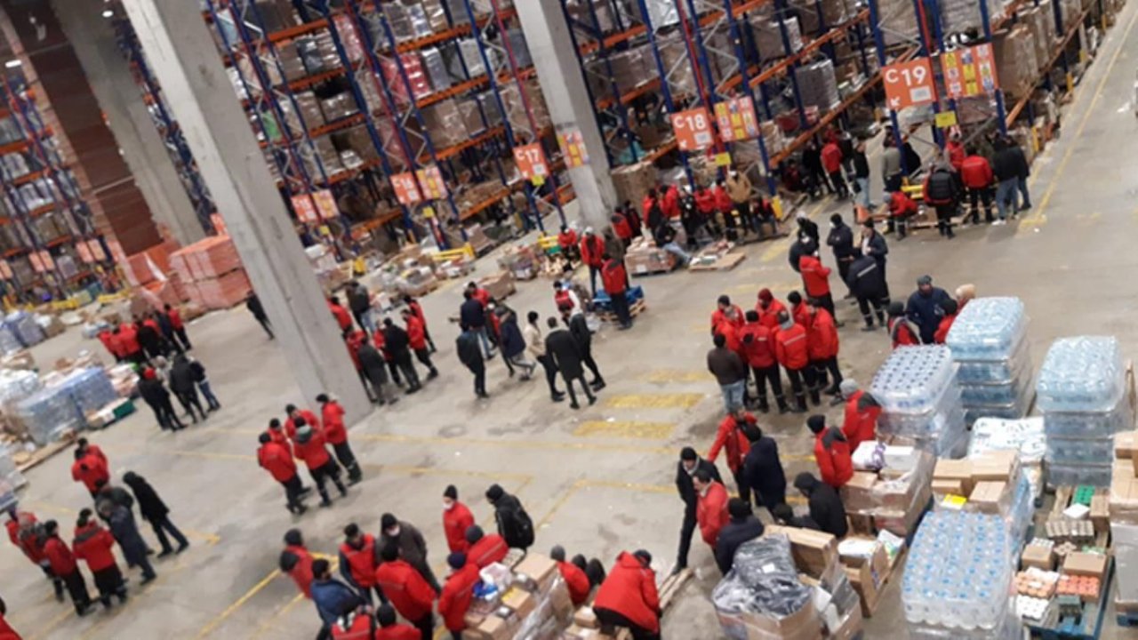 Migros’un Esenyurt deposunda işçi eylemine TOMA’lı müdahale