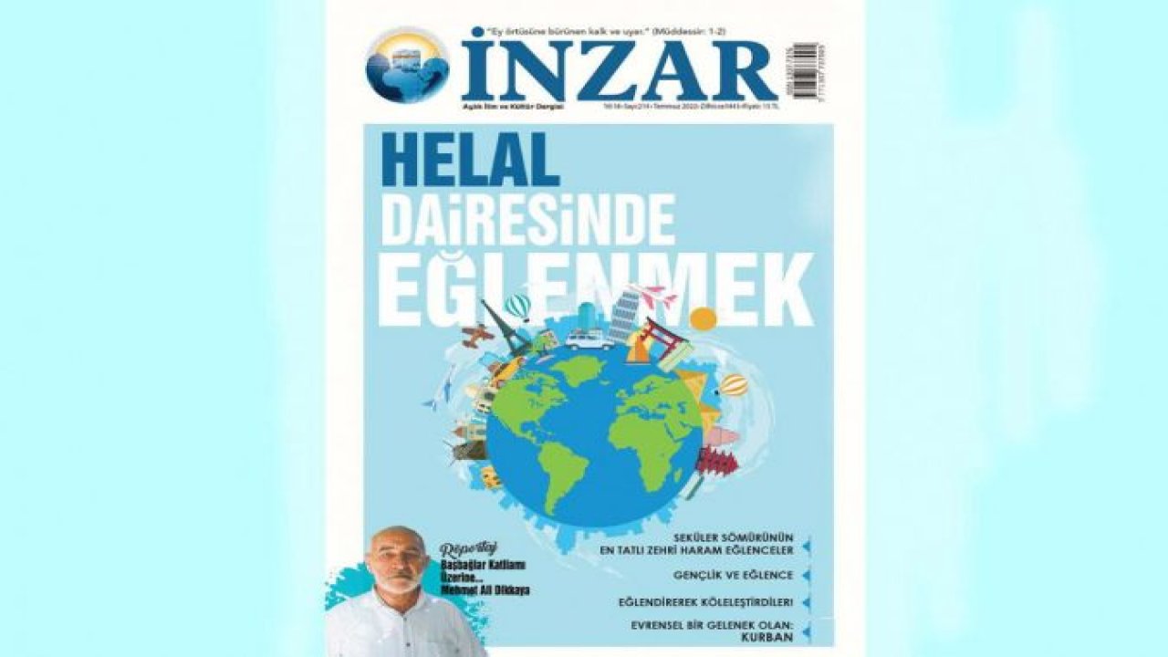 İnzar dergisi “helal dairesinde eğlenmek” başlığı ile okurlarıyla buluştu