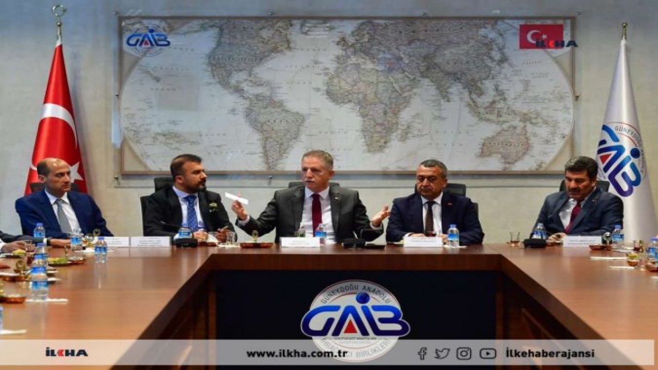 Gaziantep Valisi Gül İhracatçılarla gündemi değerlendirdi