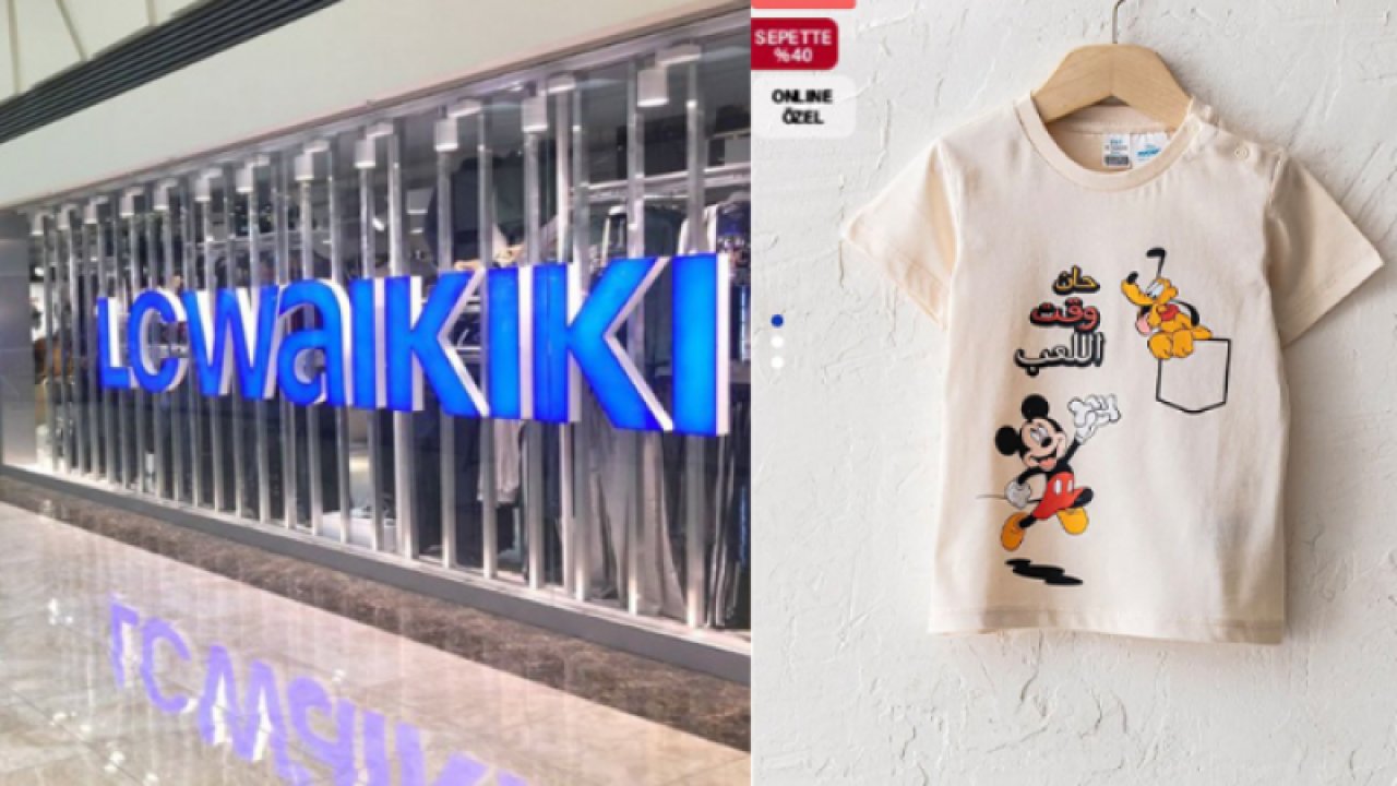 LC Waikiki’nin Arapça tişörtü eleştiri bombardımanına tutulmuştu! Tişörtün satıştan kaldırılması da Arapları kızdırdı