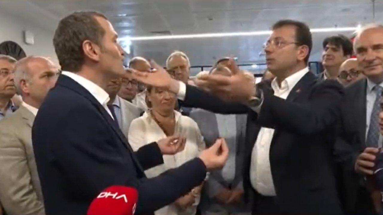 Ekrem İmamoğlu ile Zeytinburnu Belediye Başkanı Ömer Arısoy herkesin içinde tartıştı