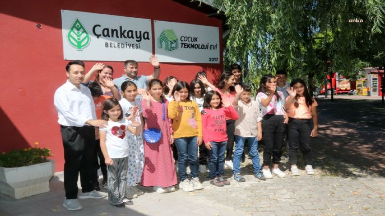 ÇANKAYA BELEDİYESİ’NDEN ÇOCUKLARA TEKNOLOJİ ÖĞRENME FIRSATI
