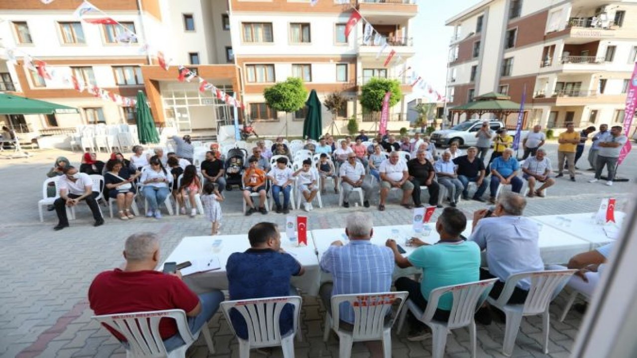 MEZİTLİ BELEDİYE BAŞKANI TARHAN, TOKİ SAKİNLERİ İLE BİR ARAYA GELDİ