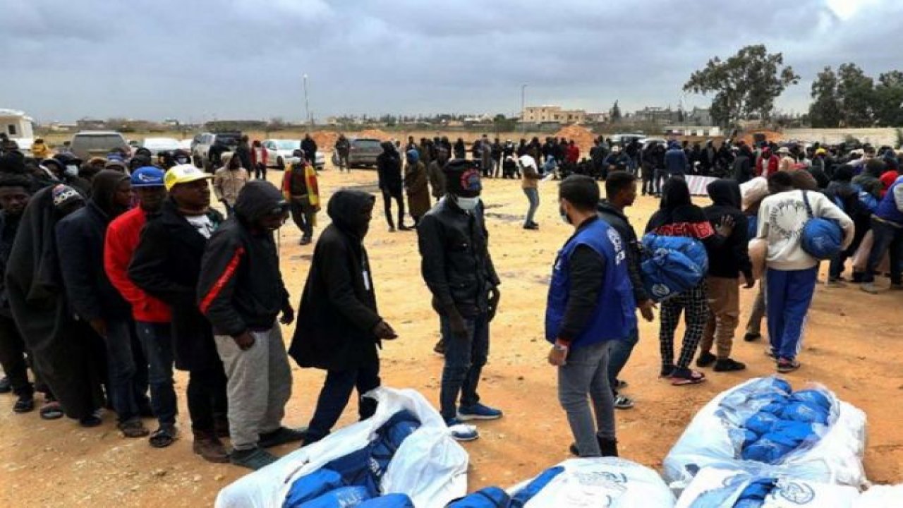 Libya’da 110 düzensiz göçmen kurtarıldı