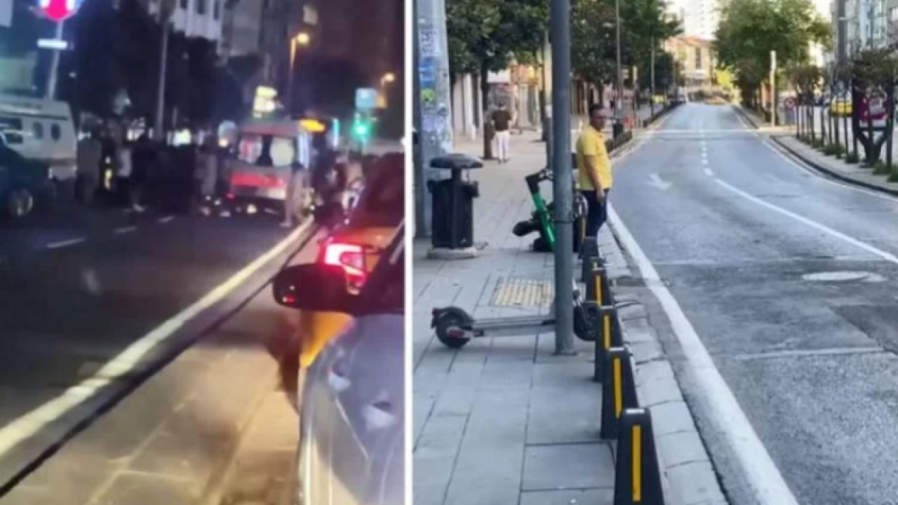 Şişli’de feci kaza! Otomobil, scooter sürücüsüne çarptı