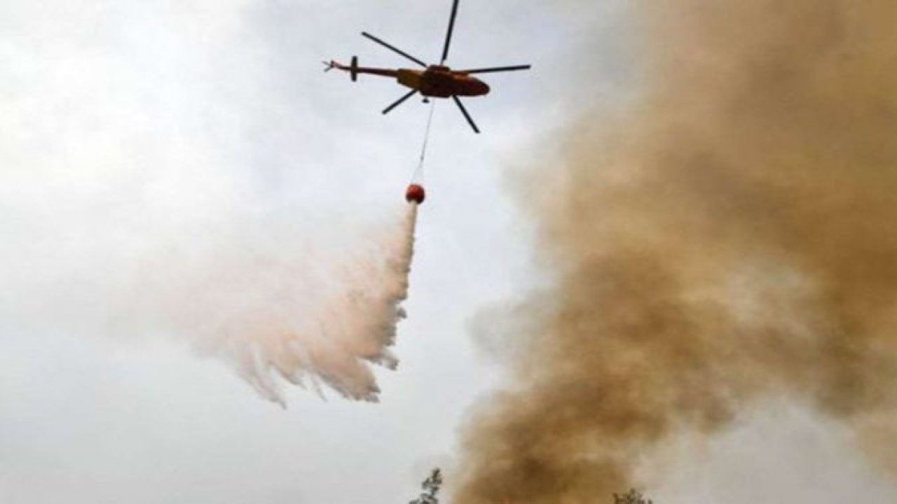 Yunanistan’da yangın söndürme helikopteri düştü