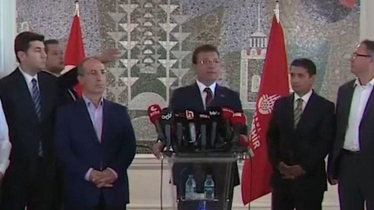 Ekrem İmamoğlu’nun basın toplantısında Murat Ongun ayrıntısı! Görenler “resmen saklanmış” dedi