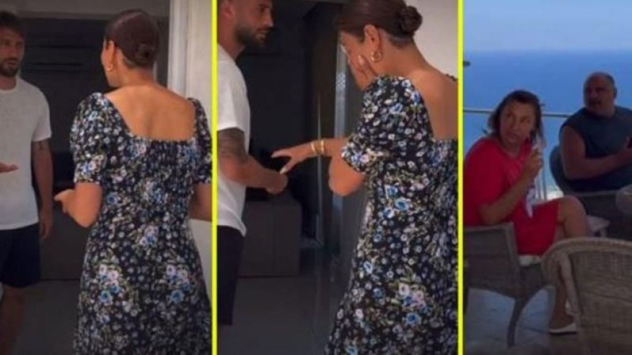 Alparslan Öztürk’ün eşi Ebru Şancı’ya tokat atar gibi yapması sonrası ortalığı buz kesti!