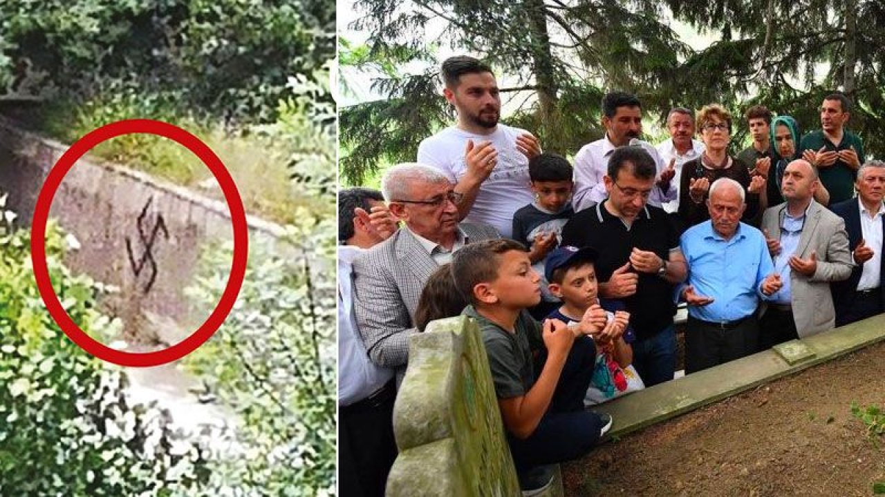 İBB Başkanı Ekrem İmamoğlu’nun aile mezarlığına Nazi’li saldırı