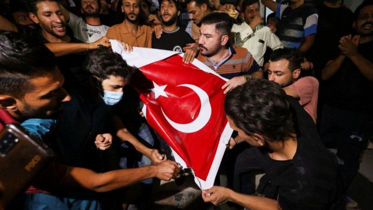 Duhok’taki saldırı tansiyonu artırdı! Irak’ta Türk bayrakları yakıldı