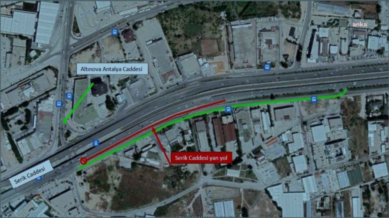 SERİK CADDESİ’NDE BAKIM ÇALIŞMASI YAPILACAK