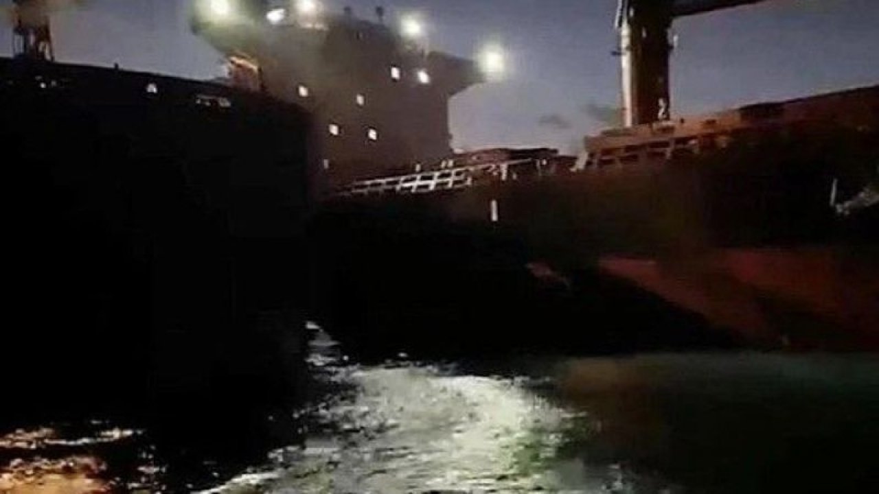 İstanbul Boğazı’nda gemi kazası! İki gemi çarpıştı
