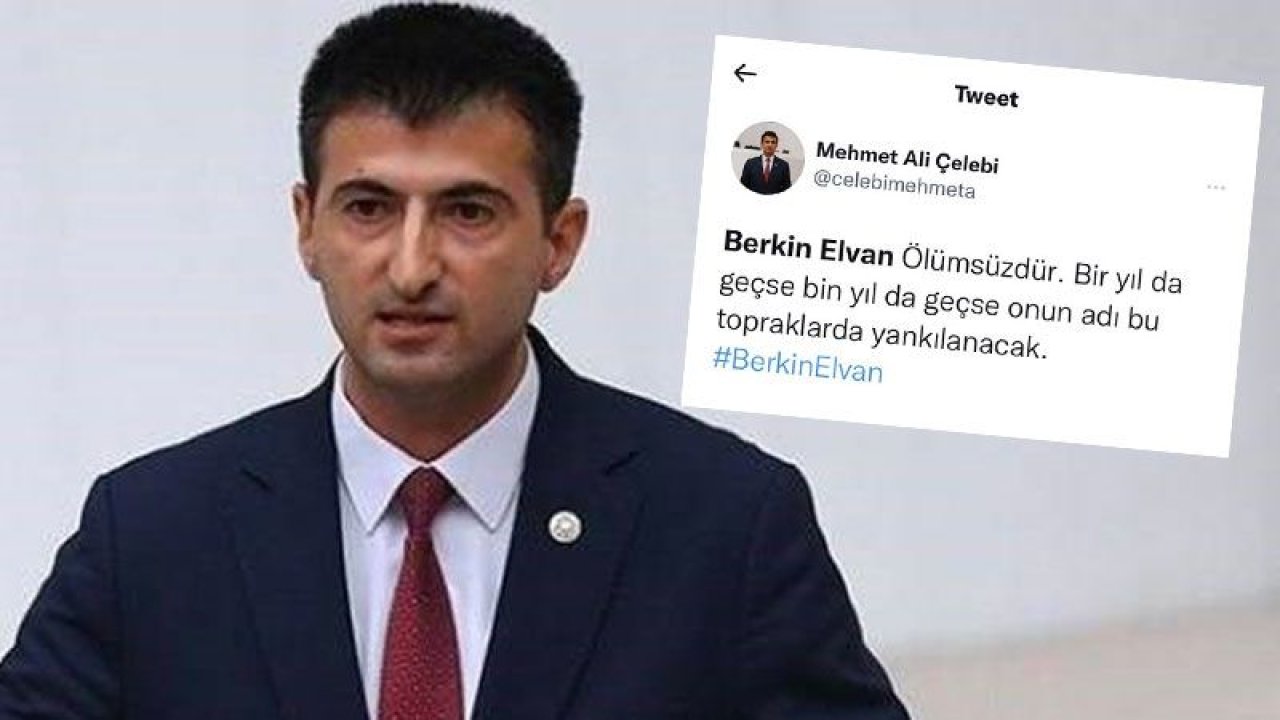 AKP’ye geçeceği iddia edildi! Mehmet Ali Çelebi, Berkin Elvan mesajını sildi