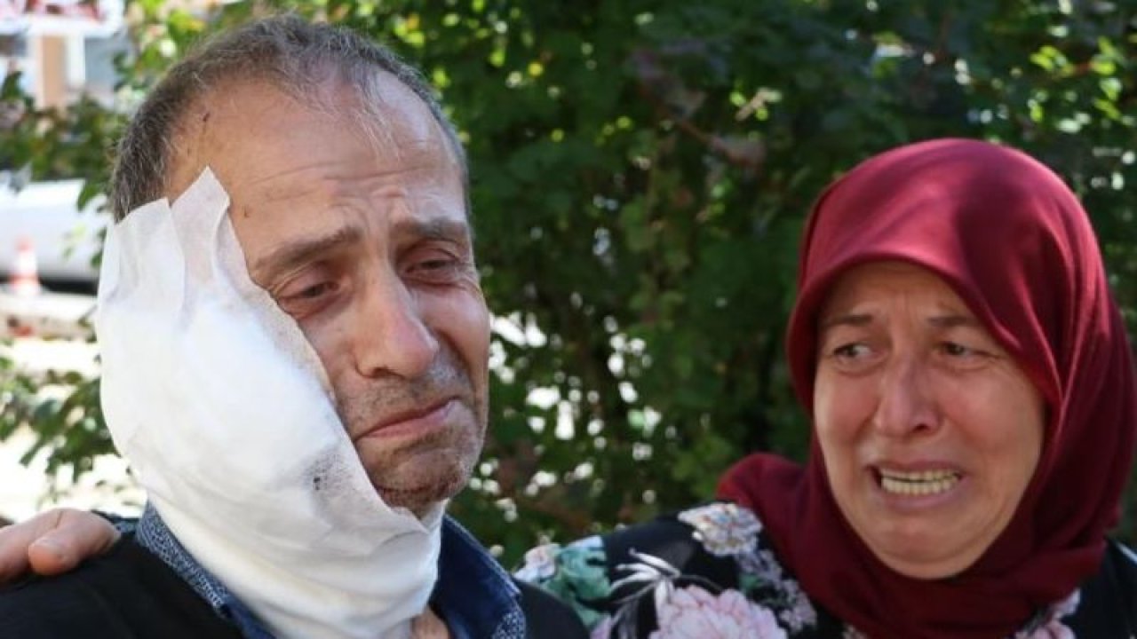 Eşi boğazı kesilerek öldürülen, kendisi de yaralanan apartman yöneticisi, yaşadığı vahşeti gözyaşlarıyla anlattı!