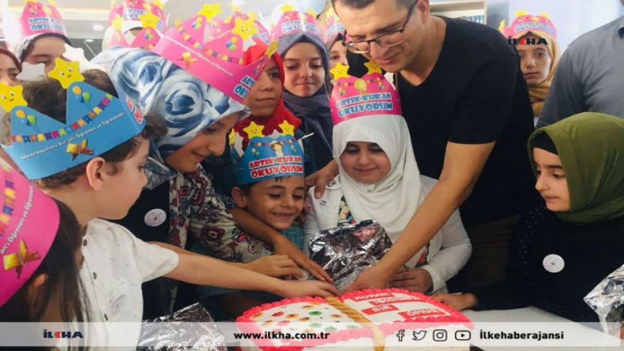 Kur’an eğitimi alan öğrenciler için taç töreni düzenlendi