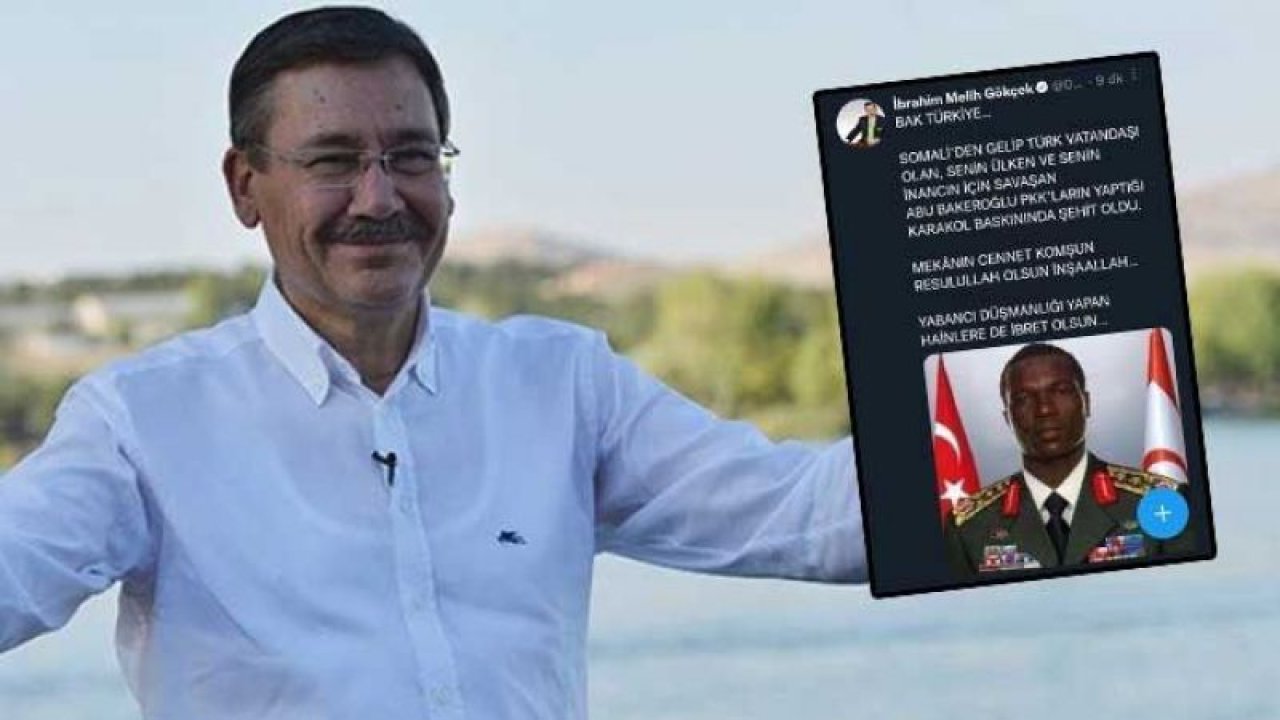 Melih Gökçek’ten güldüren hata! Somali’li ‘Abu Bakeroğlu’ şehit oldu diye paylaştı