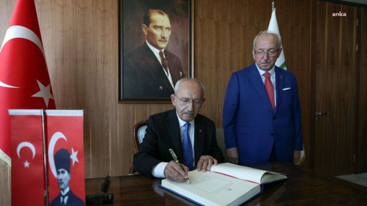 Kılıçdaroğlu, Tekirdağ Büyükşehir Belediye Başkanı Albayrak’ı ziyaret etti!