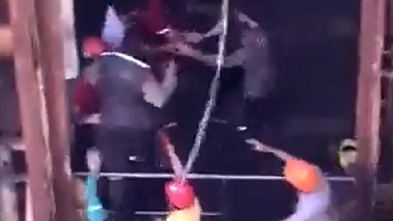 Yalova’da skandal! Yaşamını yitiren işçiye emniyet kemeri takmak istediler, müdahale gecikmedi