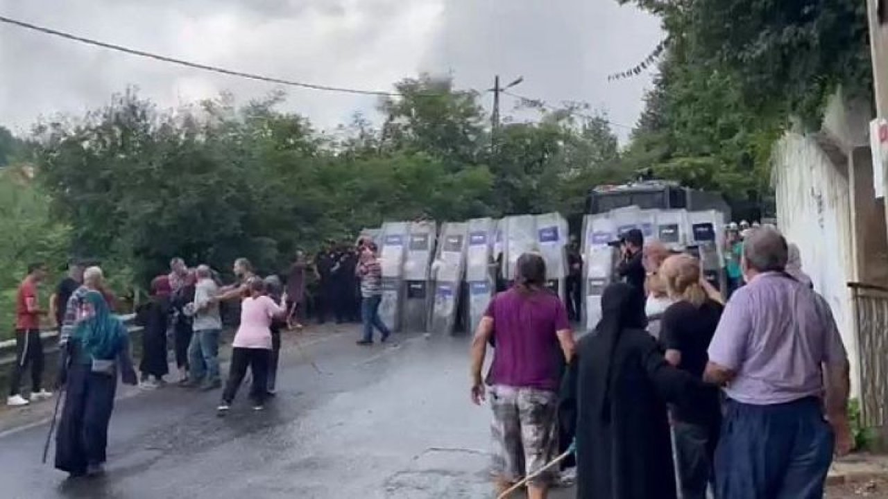 Beykoz Tokatköy’de neler oluyor? Vatandaşlarla polis arasında çatışma