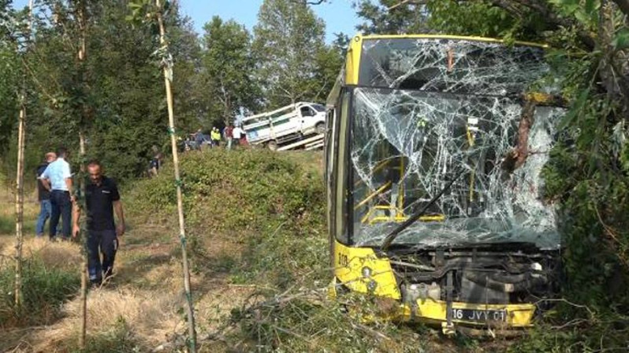 Şimdi de Bursa’da kaza! Belediye otobüsü dehşet saçtı, onlarca yaralı var