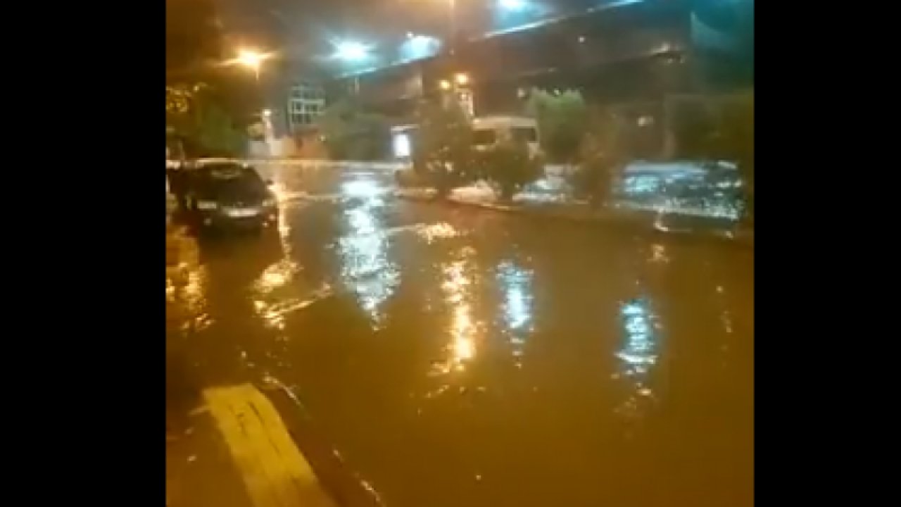 Beklenen yağış İstanbul’u vurdu! Esenyurt ve Arnavutköy göle döndü