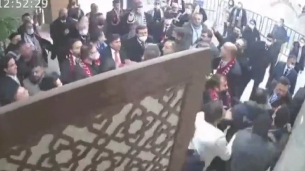 Gaziantep’te skandal görüntüler! AKP’li başkan Mehmet Yılmaz polislere saldırdı