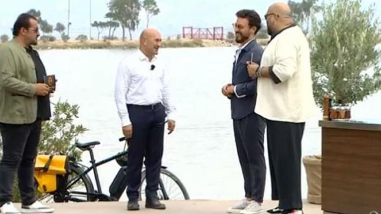 Tunç Soyer, MasterChef Türkiye’ye konuk oldu! Bisikletle girişi TV’ya damga vurdu!