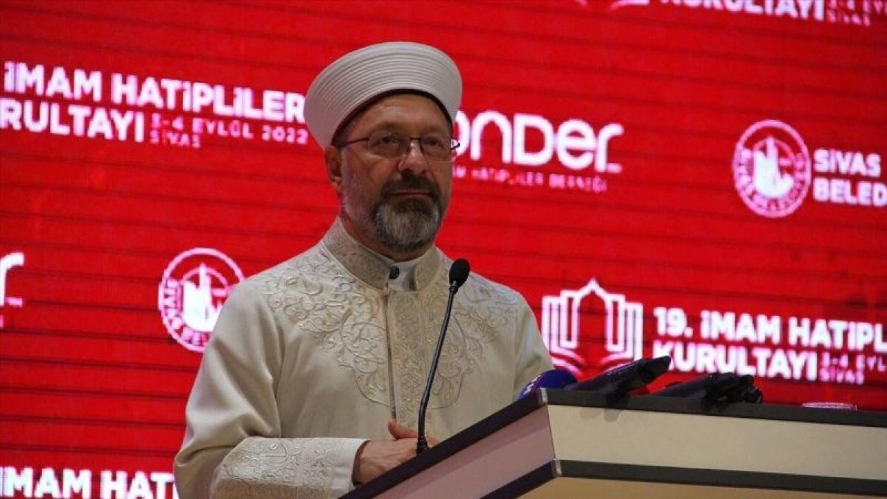 Diyanet İşleri Başkanı Ali Erbaş’tan imam hatip açıklaması