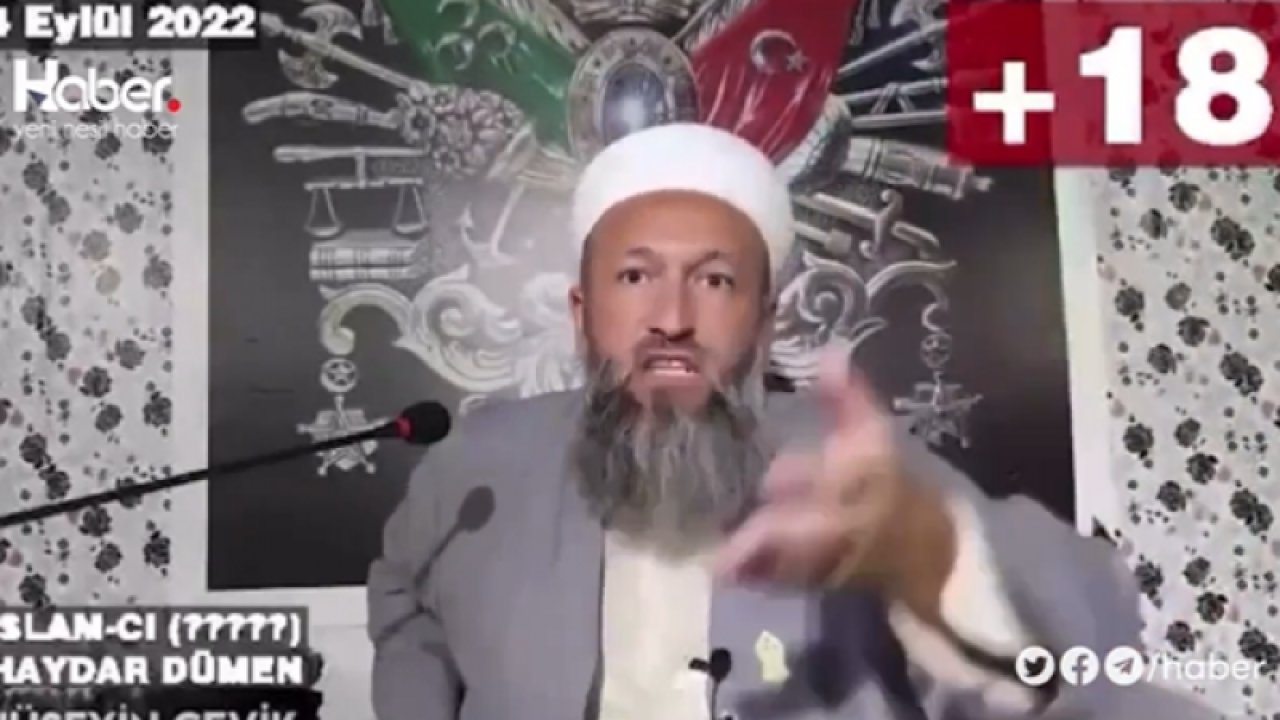 Haydar Dümen’e taş çıkartıyor! İsmailağa Cemaatine yakın Hüseyin Çelik bu kez cinsellik tavsiyeleriyle gündemde