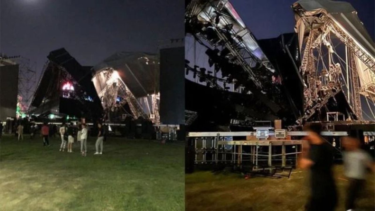 Hayranları gün sayıyordu! İzmir’de Tarkan’ın konser vereceği sahne çöktü!