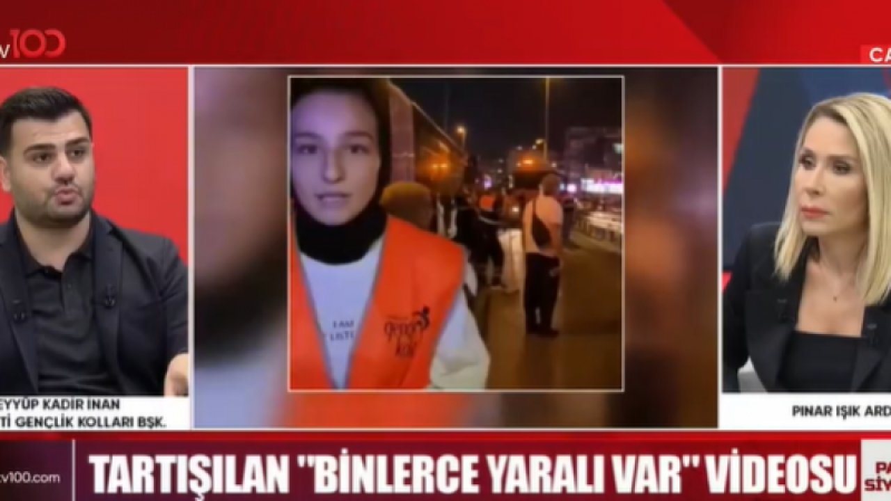 AKP Gençlik Kolları Başkanı’ndan “Binlerce yaralı var” videosu yorumu! Yine Ekrem İmamoğlu suçlu çıktı!