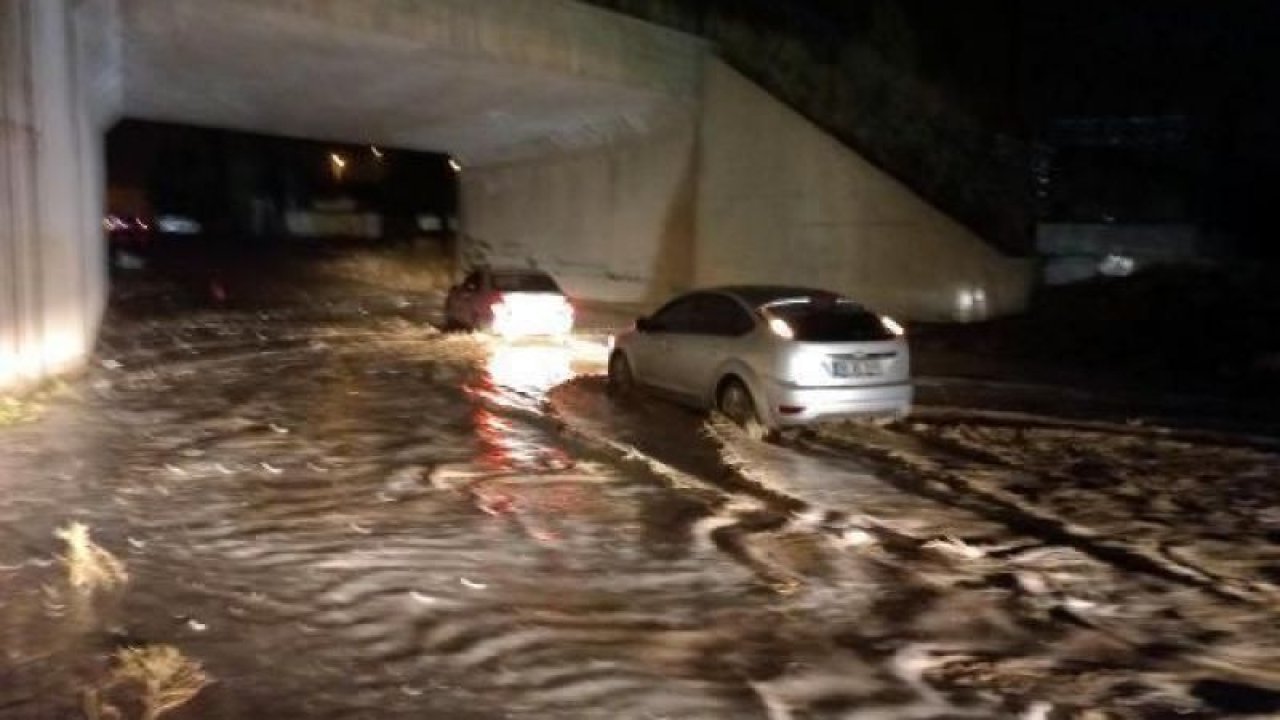 Kayseri’de zor anlar! Sağanak yağmur vurdu!  Bazı evleri su bastı!