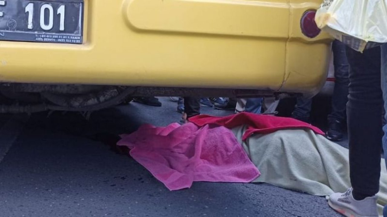 Elbisesi otobüsün kapısına takılan kadının feci ölümü kameraya yansıdı!