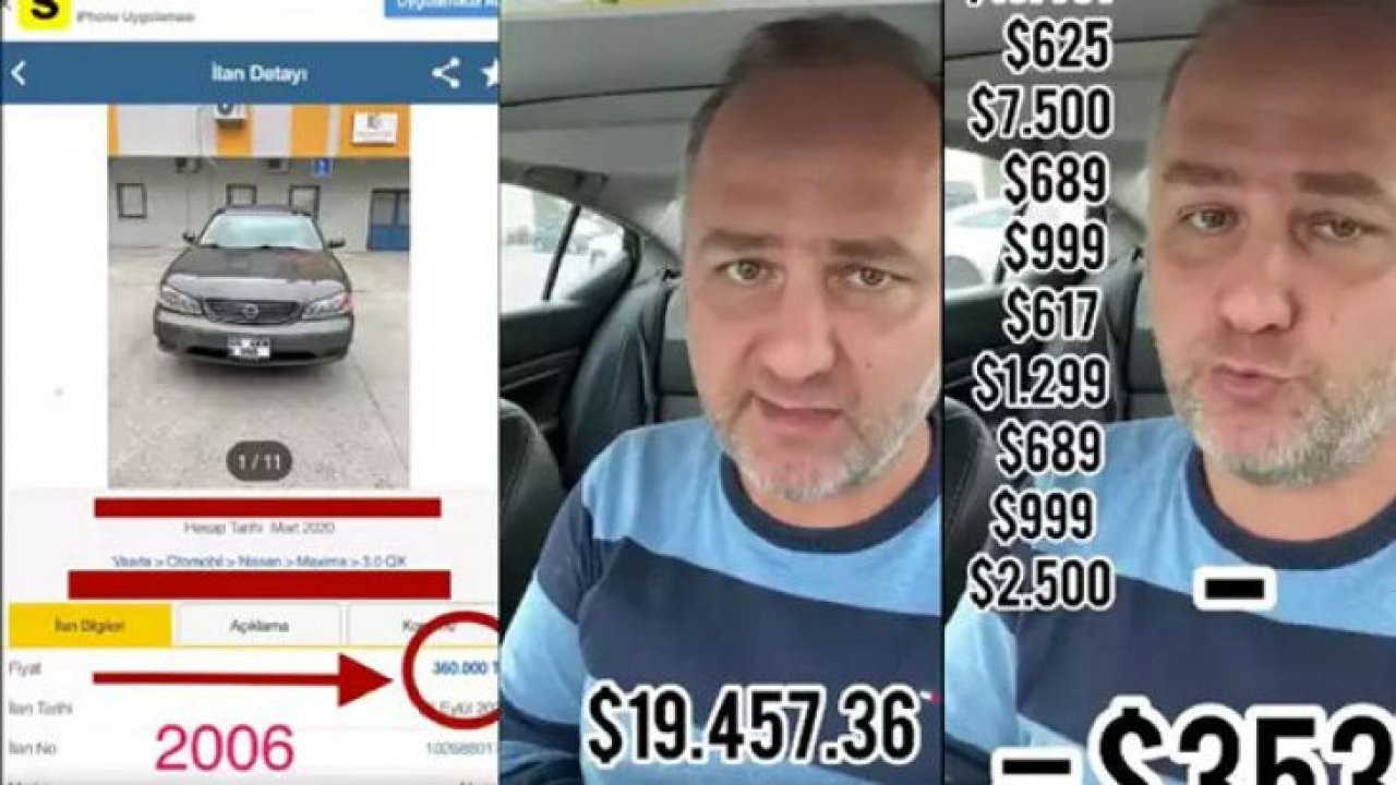 Sosyal medyayı karıştıran video!  Türkiye’deki 2006 model aracı satıp ABD’de neler alabilirsiniz?