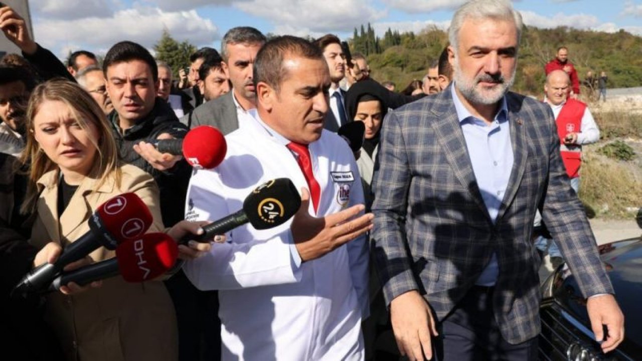 ‘Çalışmıyor’ dediği fabrikanın kapısı açıldı, AK Partili Kabaktepe aracına binip gitti