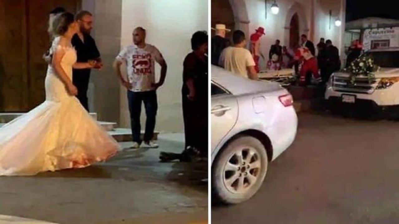 En mutlu günleri kabusa döndü! Damadı katlettiler!  Gelin ise kanlı gelinliğiyle kaldı