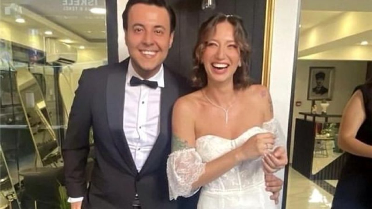 Güldür Güldür Show oyuncusu Burak Topaloğlu’nun en mutlu günü! Ezgi Tanır ile evlendi