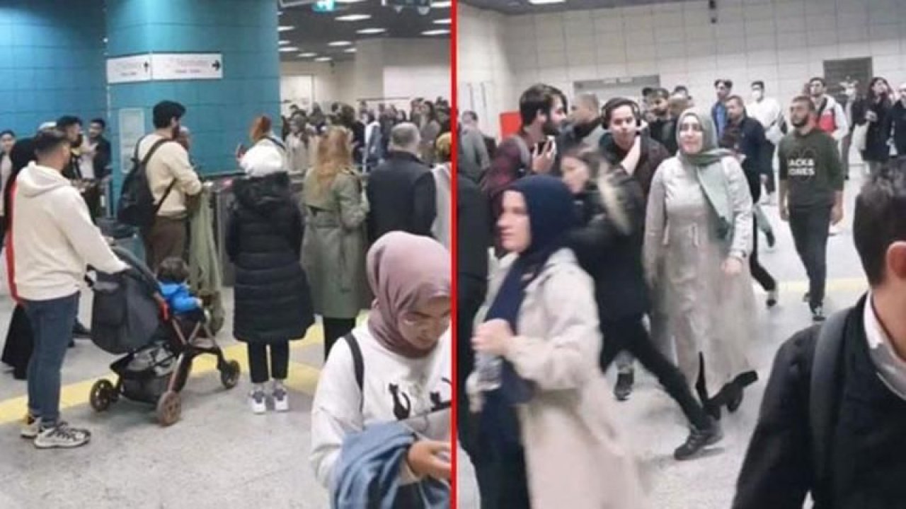 Marmaray İstasyonu’nda panik anlar! “Peronları acil terk edin” anonsu ortalığı karıştırdı!