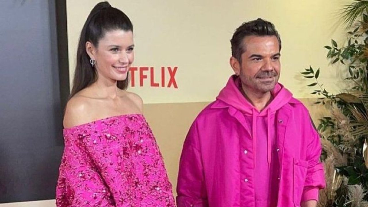Beren Saat ve Kenan Doğulu’nun pembe kombini gündem oldu! “Pamuk şeker gibiler”