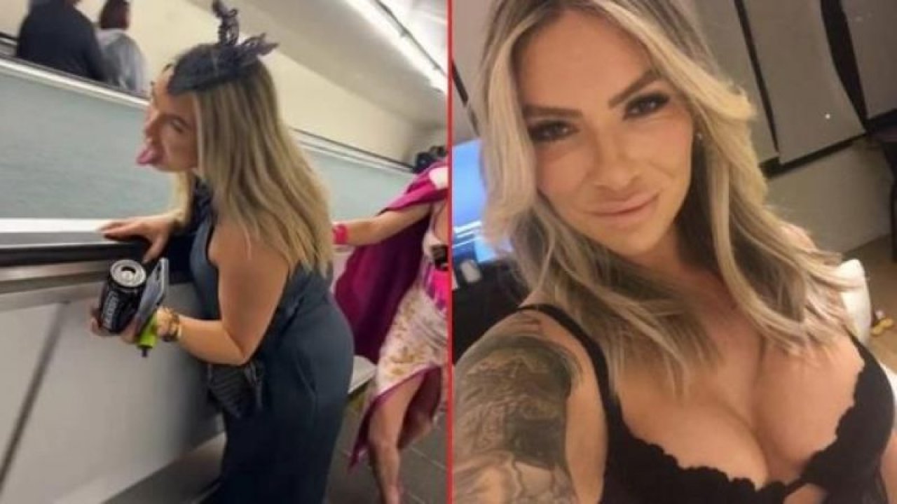 TikTok’ta izlenmek uğrana yürüyen merdiveni yalayan Jamie-lee McCabe tepki çekti!