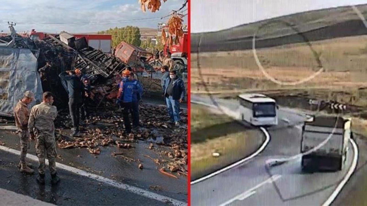 Ağrı’da freni patlayan otobüsün son görüntüleri ortaya çıktı! Felaket resmen ‘geliyorum’ demiş!