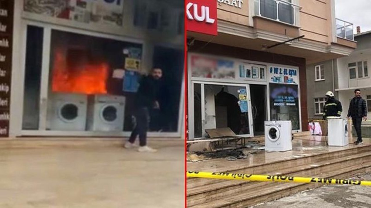 Kız arkadaşını kaçırdı!  Ailesi ise adamın dükkanını ateşe verdi