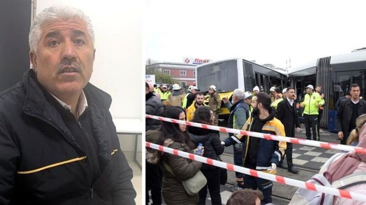 Tramvayın çarptığı İETT otobüsünün şoförü kaza anını anlattı! “Tramvay kırmızı ışıkta geçti”