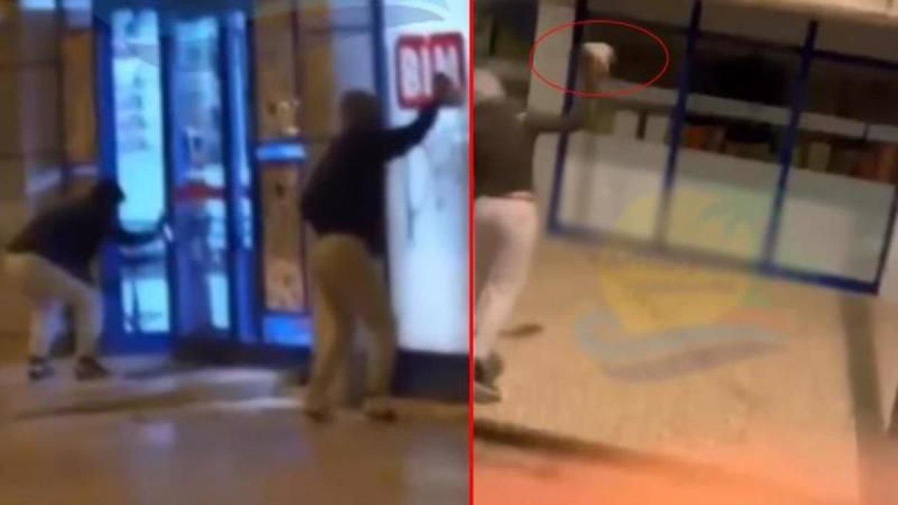BİM-MHP gerginliği sokağa taştı!  Mağazaların camlarını kırıp ‘Devlet Baba’ yazdılar